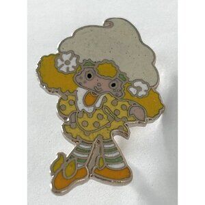 Vintage Strawberry Shortcake Lemon Meringue Lapel Pin Jewelry Brooch AGC 1981